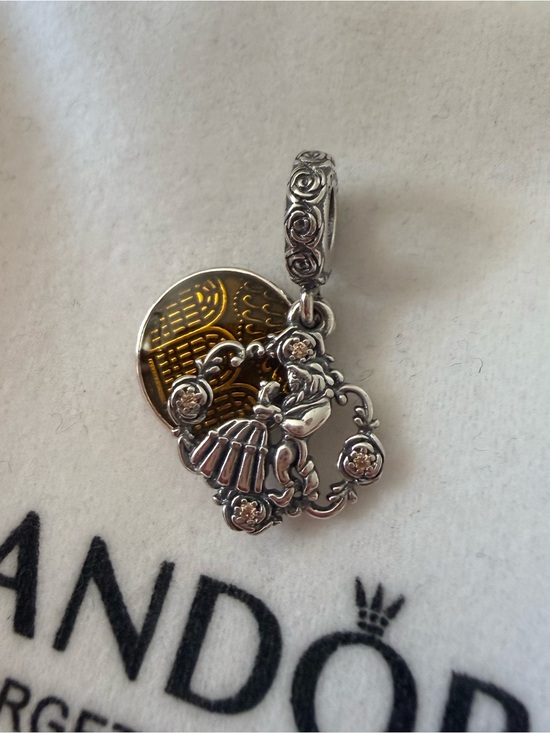 Pandora Jewelry - Pandora DISNEY BEAUTY AND THE BEAST BELLE AND BEAST DANGLE CHARM